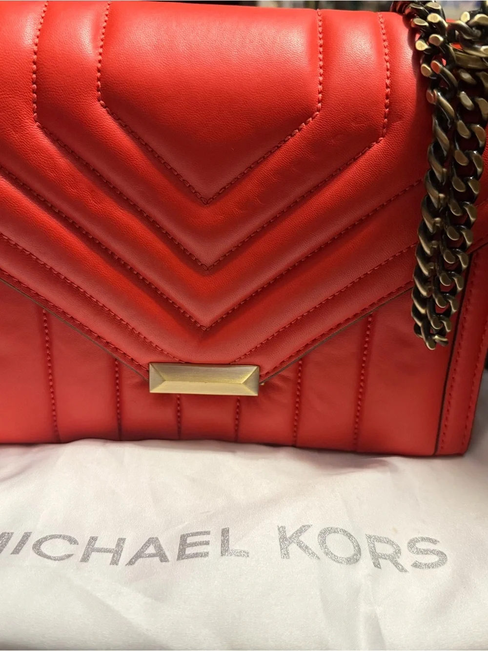 Michael Kors vibrant quilted